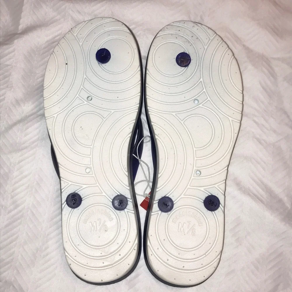 Fila Sport Navy Blue Thong Flip Flop Sandals Mens Size 7/8 WRU617FS0